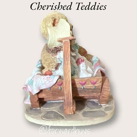 Enesco Cherished Teddies Molly "Friendship Softens A Bumpy Ride" Figurine 1992 - Picture 7 of 9